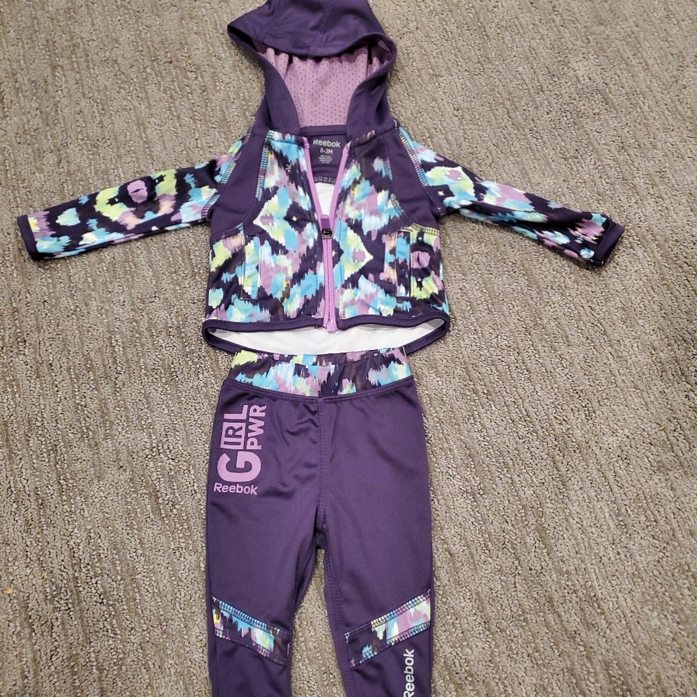 Reebok 0-3 month outfit